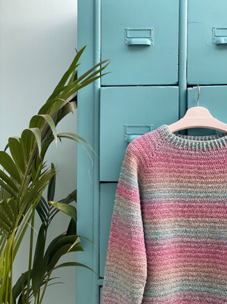 Basic Topdown Raglan Sweater #3