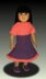 Doll Dress knitting pattern, for American Girl and 18 inch 029