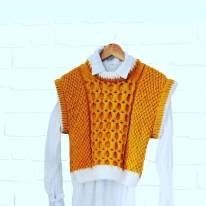 HoneyBee Vest Sweater