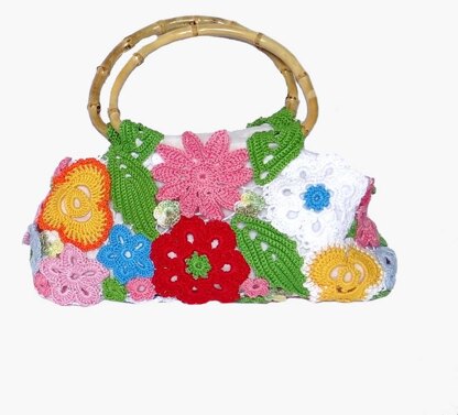 Irish lace bright handbag