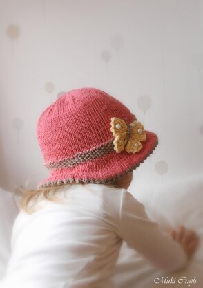 Mary sun brim hat