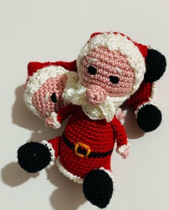 Santa keychain