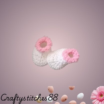 Newborn Bunny Easter Crochet Pattern Set PDF – 3 Month Baby Diaper Outfit Pattern
