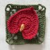 Anthurium Flower Granny Square