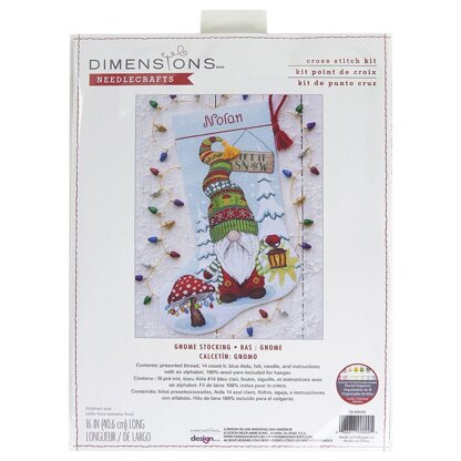 Dimensions Gnome Stocking Cross Stitch Kit