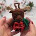 Moose Jingle Bell Ornament