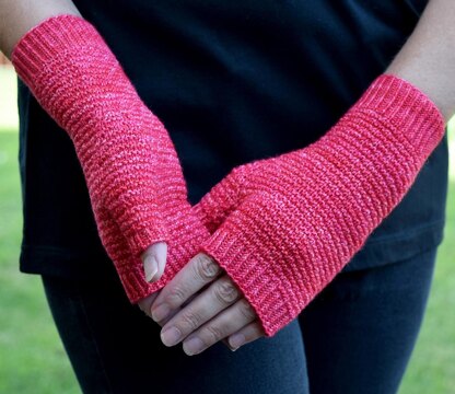 Interwoven Fingerless Mitts