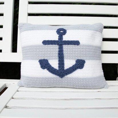 Anchor Crochet Cushion
