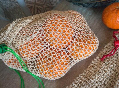 Crochet vegetable bag on sale pattern