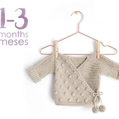 Size 1-3 months - Nur Crossed Jacket