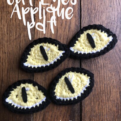 Cat Eyes Applique Pattern