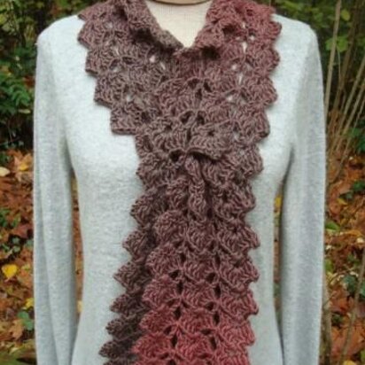 Lacy Keyhole Scarf - PA-330