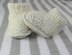 New Baby Moss Stitch Pixie Hat Booties & Mittens