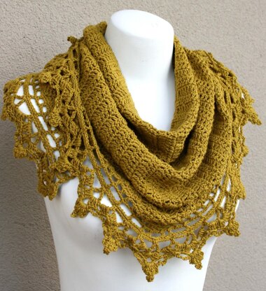 Olive Leaf Shawl