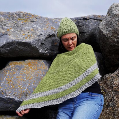 Dun Aengus Shawl