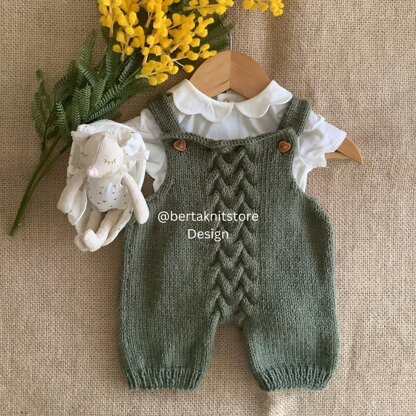 Sunflower Overalls Knitting Pattern