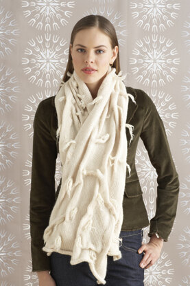Felted Ethereal Scarf in Lion Brand Wool-Ease - 70770AD