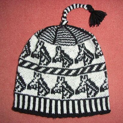 Zebra beanie