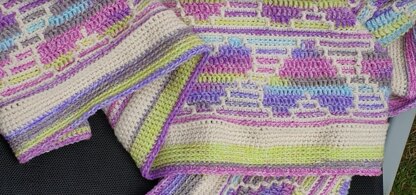 Mosaic Heart Blanket (uk)