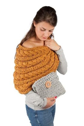 Marutska Poncho in Hoooked RibbonXL - Downloadable PDF