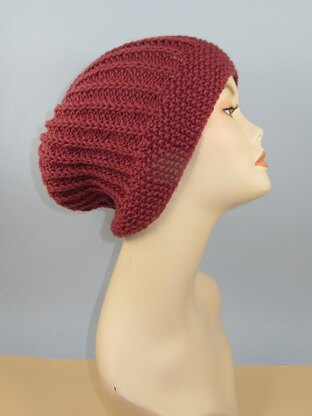 Moss Stitch Cuff Fishermans Slouch Hat