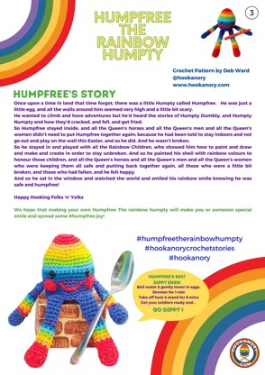 Rainbow Humpty Egg Cosy