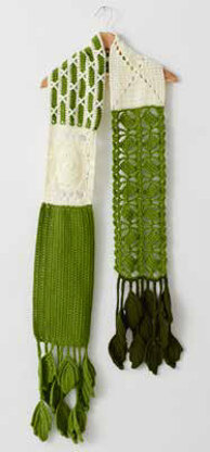 Grass is Greener Adventure Scarf in Caron United - Downloadable PDF