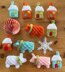 Christmas Gingerbread Houses and Mini Sheep Baubles