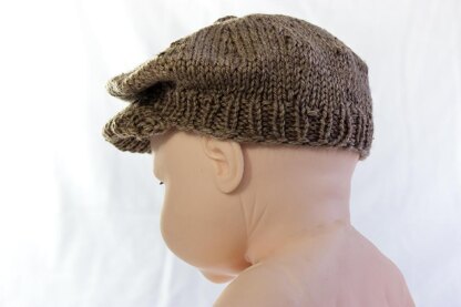 Knit Newsboy Cap