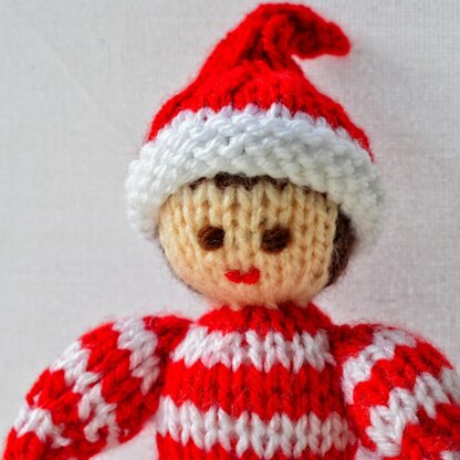 Heidi - Christmas Elf Folk Doll Knitting Pattern