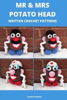 Toy Story's Mr and Mrs Potato Head Crochet Pattern