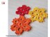 Crochet flower for 6 petals in autumn decor