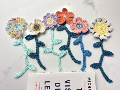 Petal Pages Crochet Bookmarks Collection