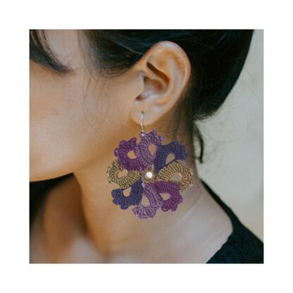 Earrings crochet pattern