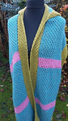 Verdant Hooded Shawl