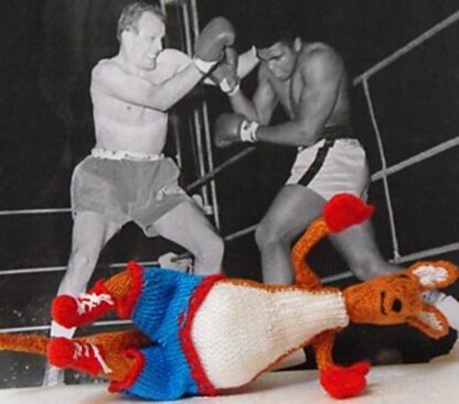 BOBBY THE BOXING KANGAROO TOY KNITTING PATTERN