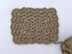 Iris Stitch in a Rectangle Hot Pad