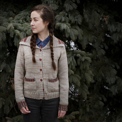 Stone Coves Cardigan by Kiyomi Burgin - Cardigan Knitting Pattern For Women in The Yarn Collective