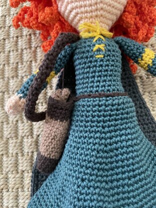 Scottish Princess amigurumi doll