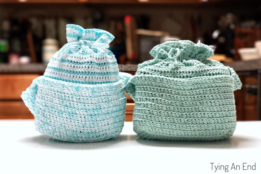 Crochet store lunch bag