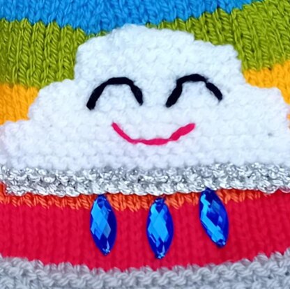 EVERY CLOUD Rainbow hat