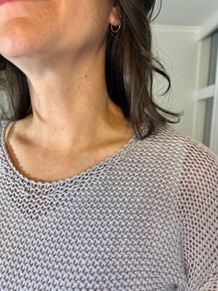 Machine Knit Simple Stitch Sweater