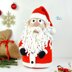 Santa Claus Christmas decoration/gift bag Crochet Pattern