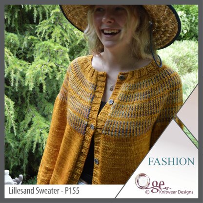 OGE Knitwear Designs P155 Lillesand Sweater PDF