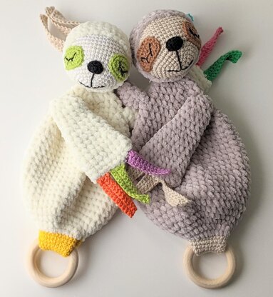 Sloth Comforter & Teether, Sloth Lovey