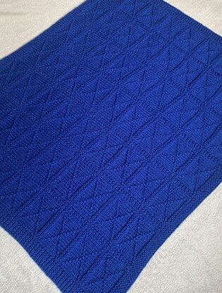 Aran Criss Cross Blanket