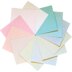 Memory Box Glitter Paper Pad 6"X6" 24/Pkg - Delicate Pastel