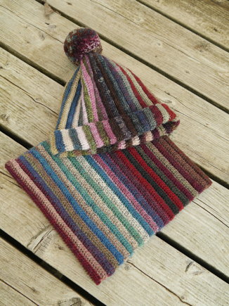 Falling into winter - hat and cowl #2