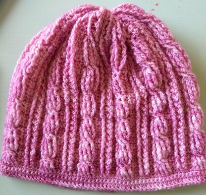 Braided Rose Hat