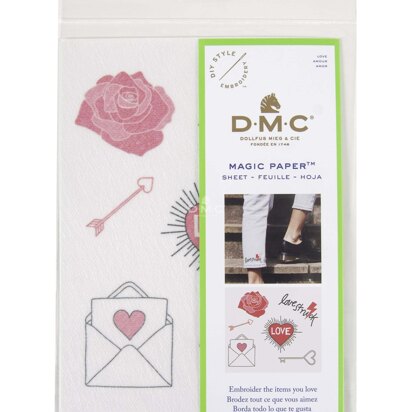 DMC Heart Love Magic Sheet A5 - 210 x 148mm - Multi